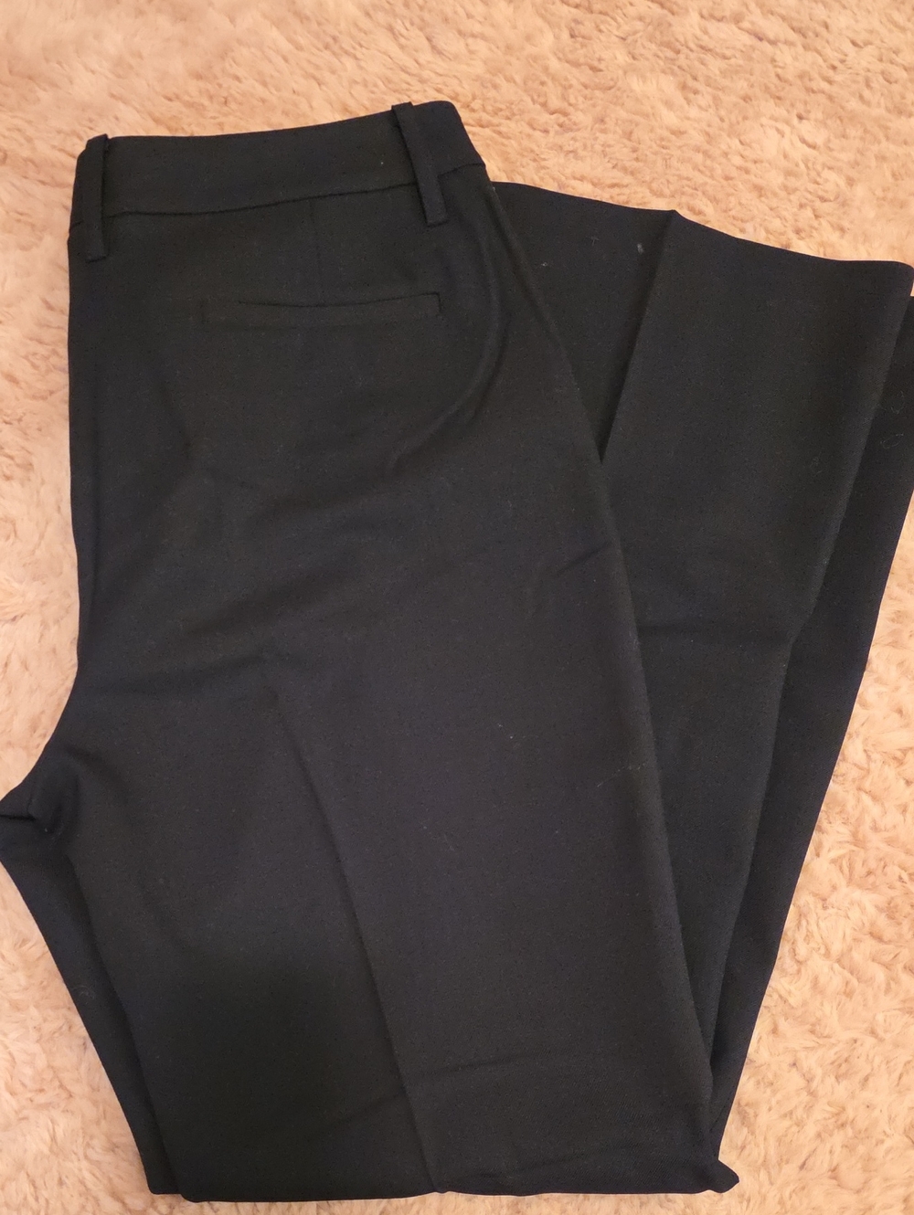 LOFT Black Boot-Cut Dress Pants